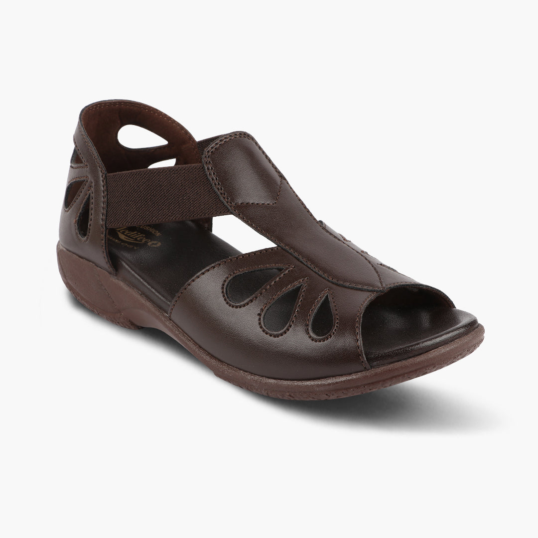 Medifeet Crowne Style Sandals for Women (with High Back & Arch Support)