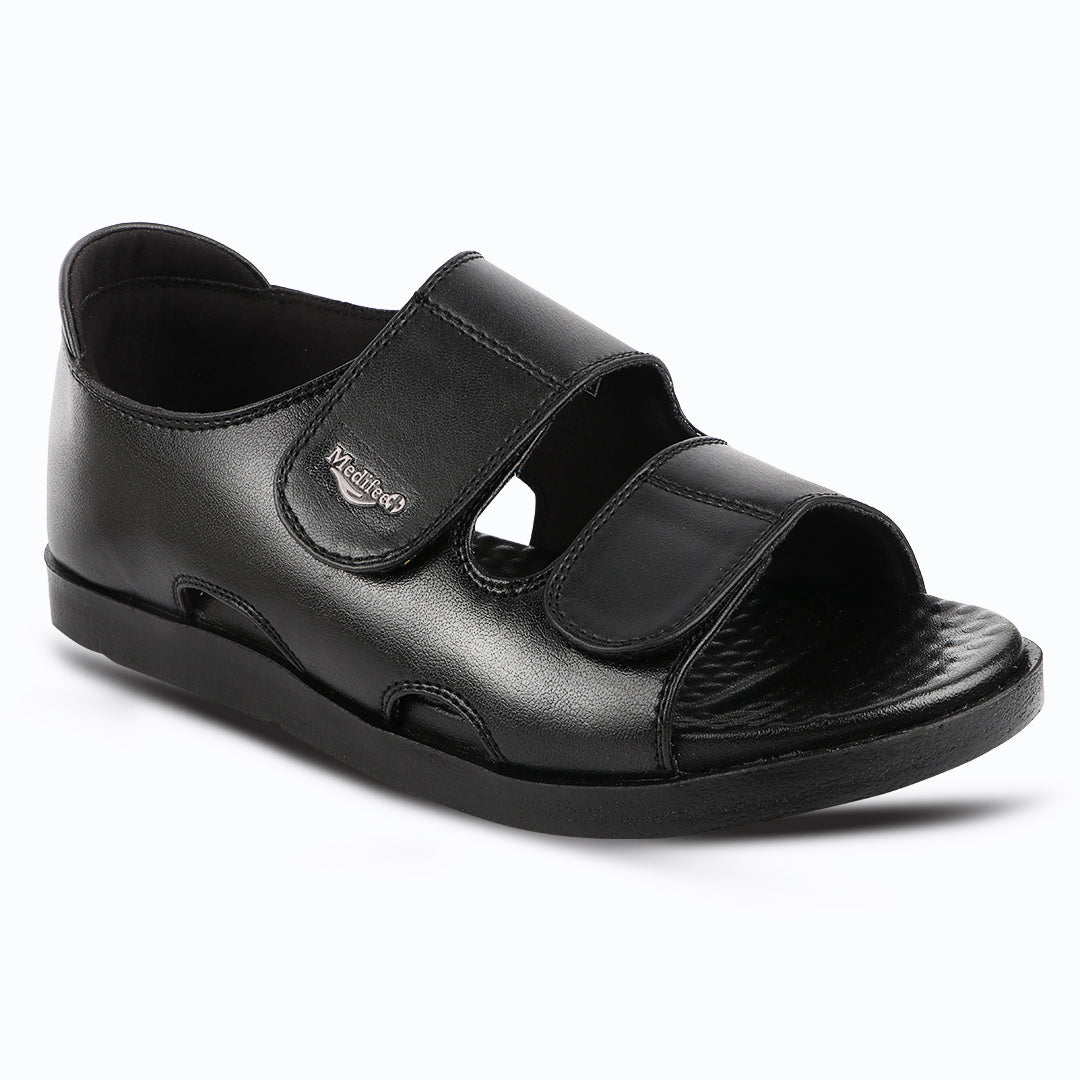 Ortho-Friendly Twin-Strap Open-Toe Men’s Sandals