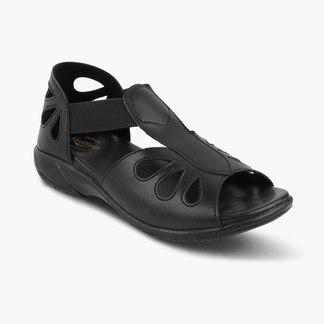 Medifeet Crowne Style Sandals for Women (with High Back & Arch Support)