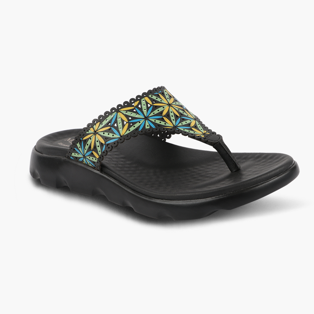 Medifeet V-Flora Comfortable Sandal with Arch Support For Women's