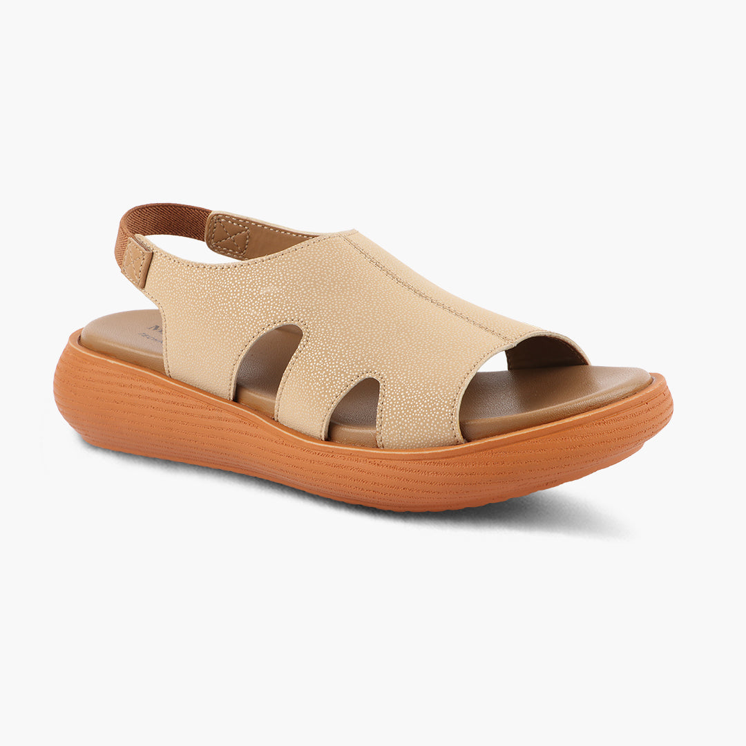 Medifeet Extra Stylish and Comfy Sandals for Women  (with High Back Strap & Arch Support)