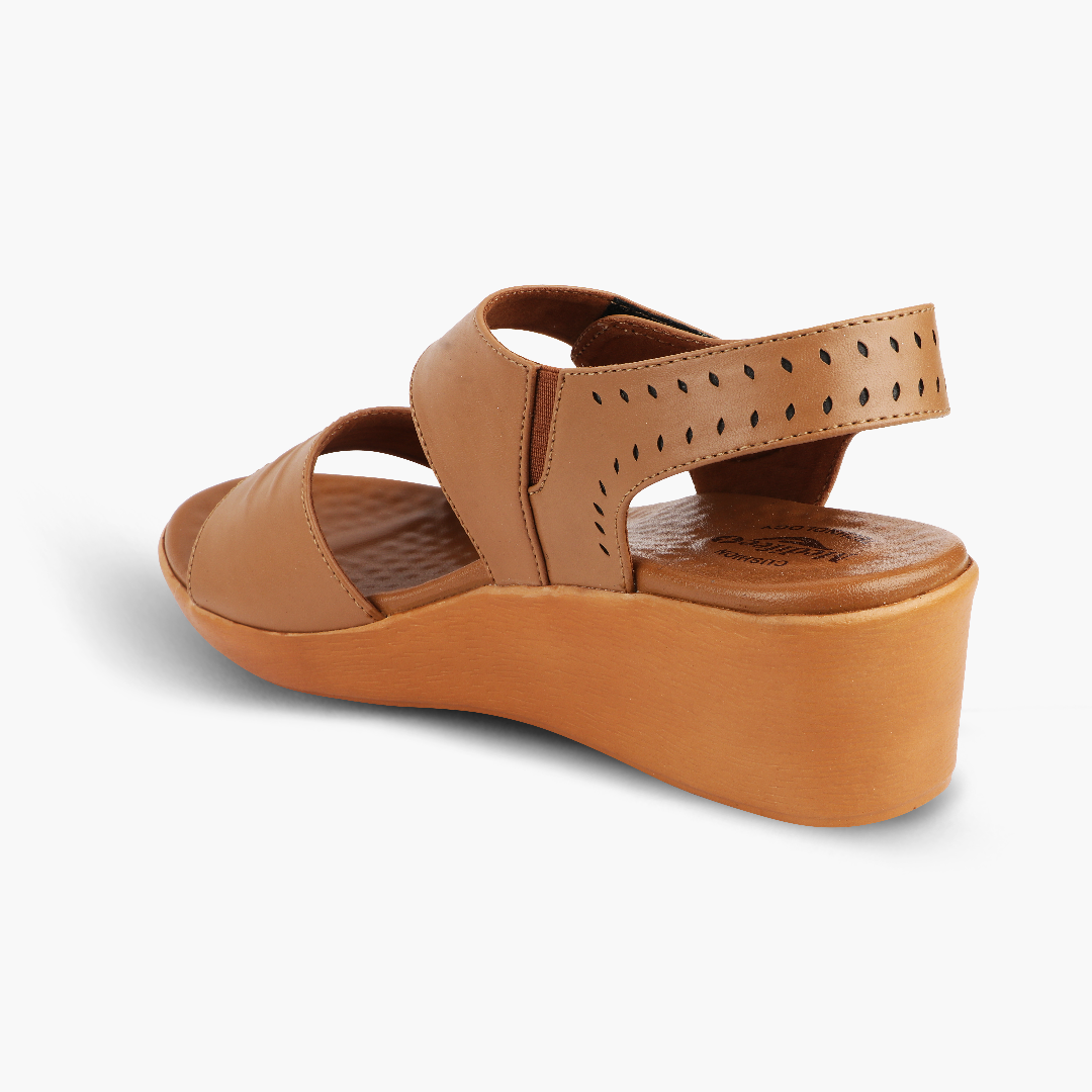 Medifeet Sandals for Women with Heels & Cushioned Footbed