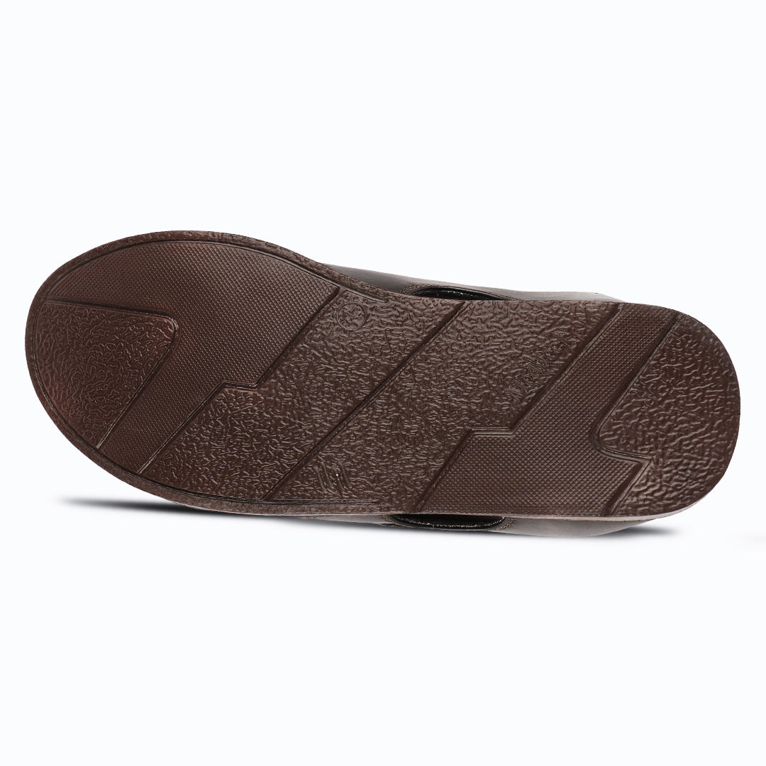 Ortho-Friendly Twin-Strap Open-Toe Men’s Sandals