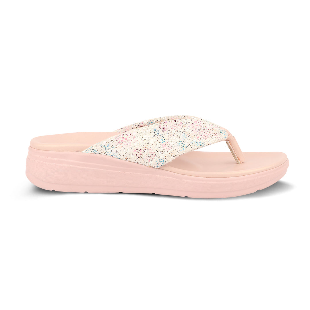 Medifeet Cushion & Comfortable Midsole With Arch Support Slippers For Women's (FLORAL)