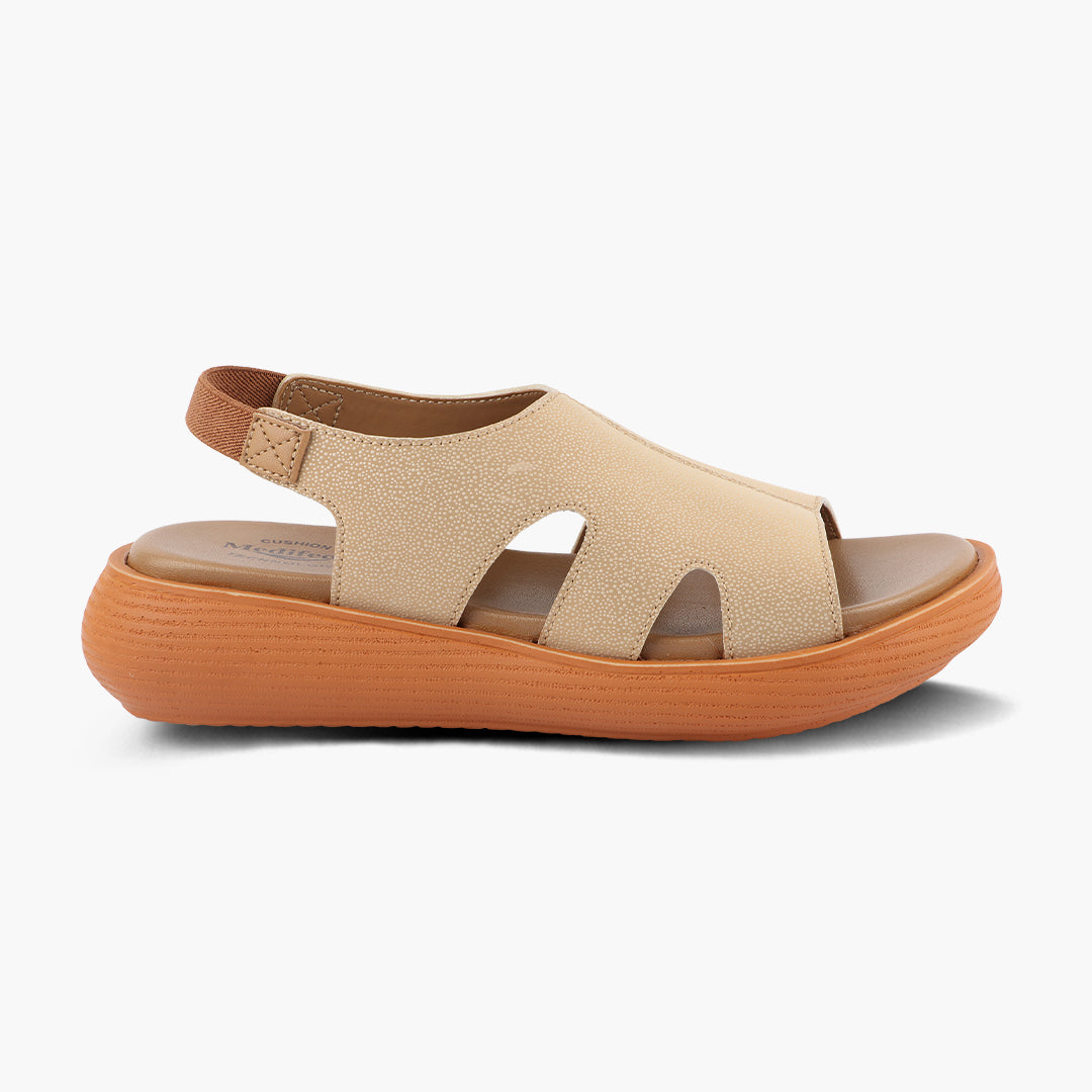 Medifeet Extra Stylish and Comfy Sandals for Women  (with High Back Strap & Arch Support)