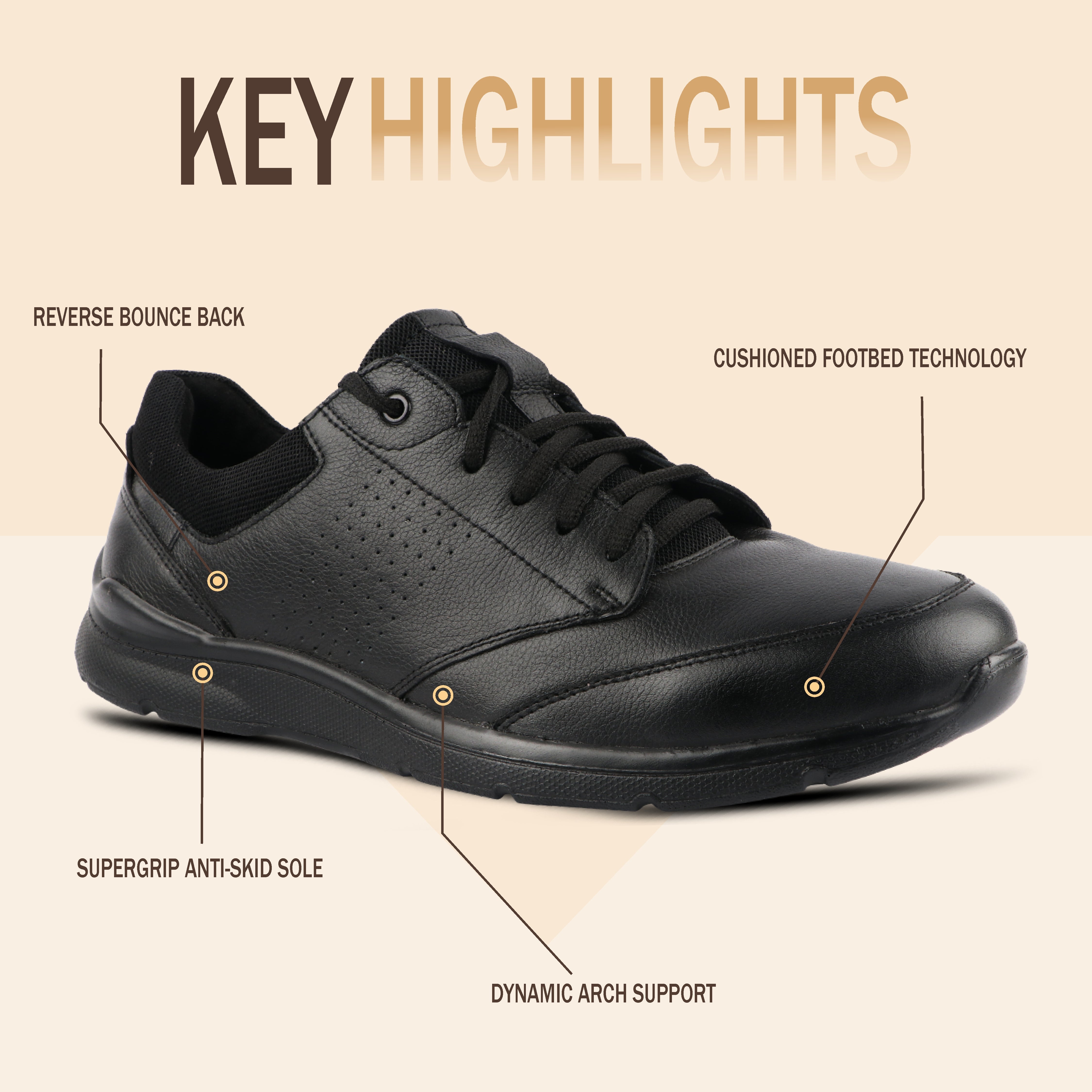 Casual and Comfy Leather Shoes for Men