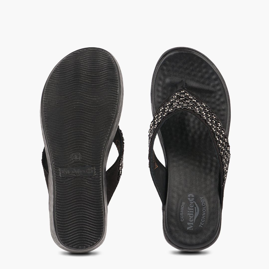 Medifeet Cushioned Footbed Comfortable Heel