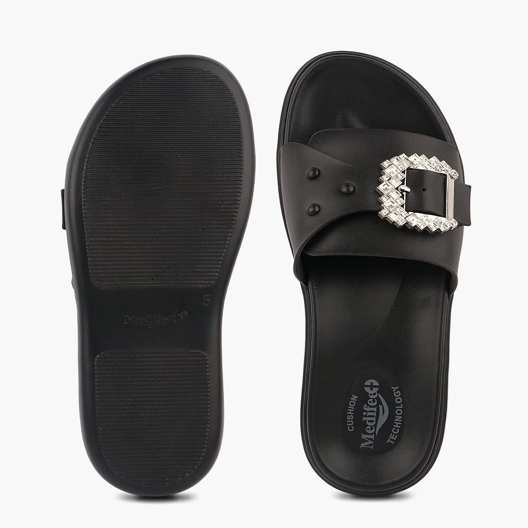 Medifeet Embellished Women’s Slides