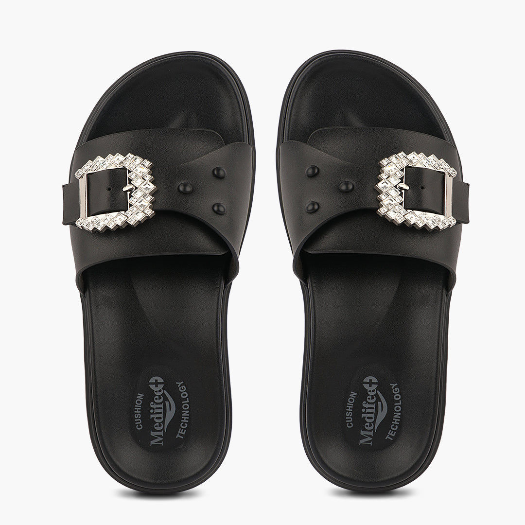 Medifeet Embellished Women’s Slides