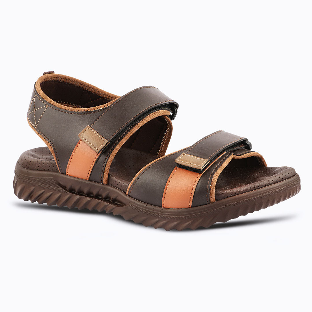 Casual Twin Strap Men’s Sandals with Arch Support