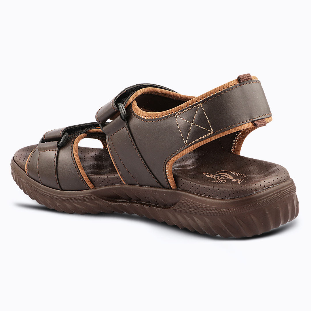 Casual Twin Strap Men’s Sandals with Arch Support